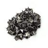 100 PCS 9MM Brass Copper Square Rivets Apparel Shoes Bag Accessories for Leather DecorationGun