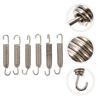 6Pcs Stainless Steel Exhaust Pipe Spring Motorcycle Muffler Swivel Tension Spring Exhaust System Header Pipe Joint Support
