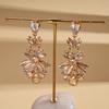 Light Luxury Style Drop-shaped Earrings, Palace Style, Fashionable, Exquisite and High-end Earrings