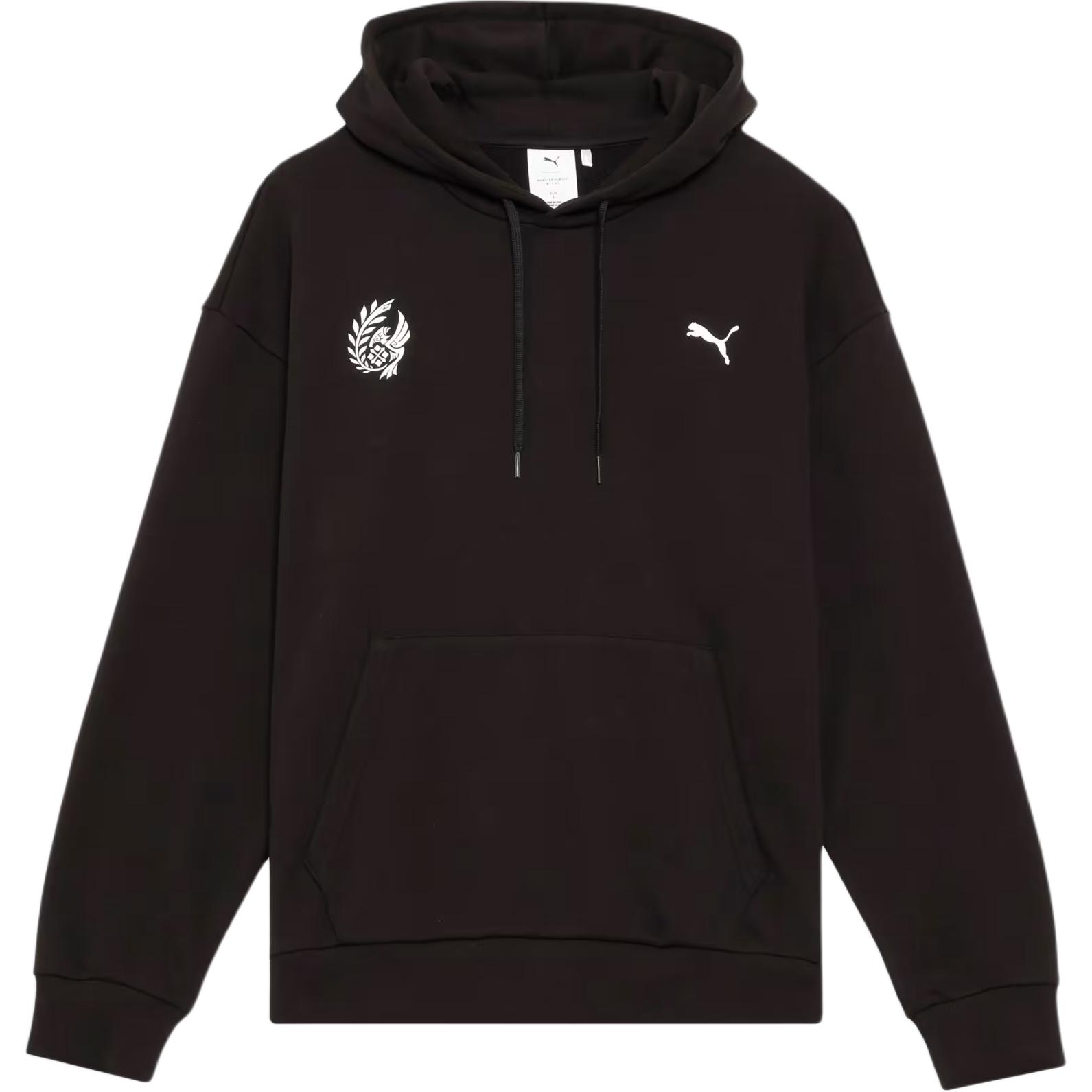 Puma X Monster Hunter Wilds Коллаборация T7 FW25 Airu Свободный Мягкий Пуловер Свитшот с Длинным Рукавом Унисекс свитшот 636483-01 S