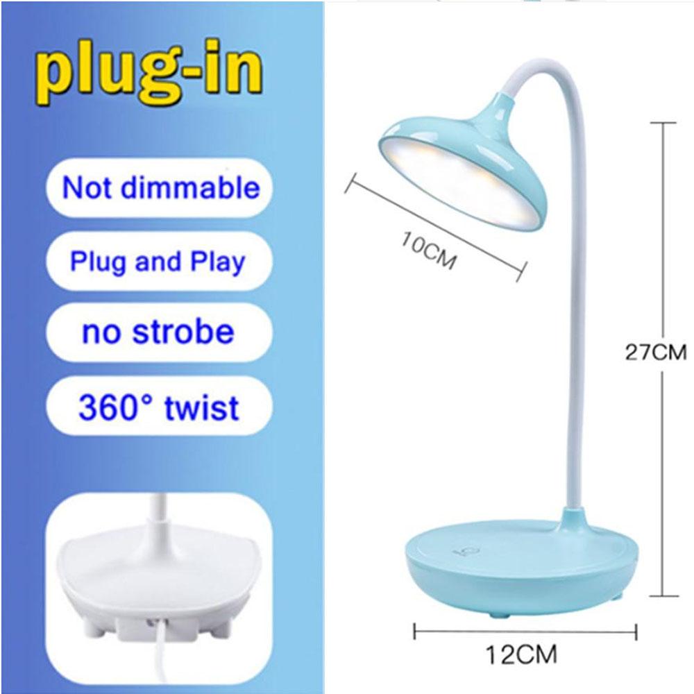 LED-Röhren-Augenschutzlampe, USB-betriebene LED-Tischlampe, Arbeitszimmer, Arbeitszimmer, Lesetischlampe, Augenschutz, Schlafzimmer, Nachttischlampe