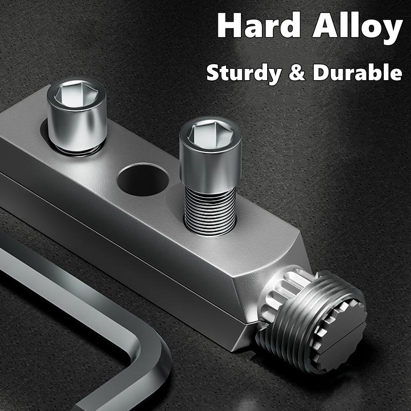 1 Sets Broken Wire Extractor Threading Tools Broken Pipe Screw Remover Water-tap Angle Valve Repair Disassembly Bathroom Tool