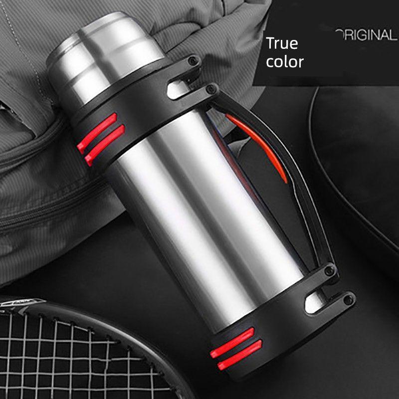 304 Stainless Steel Thermos Large Capacity Thermos Cup Outdoor Household Hot Water Bottle Kettle Car Travel Pot