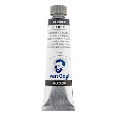 Oil Paint - Titanium White - 105 - Safflower Oil - Van Gogh - 40ml