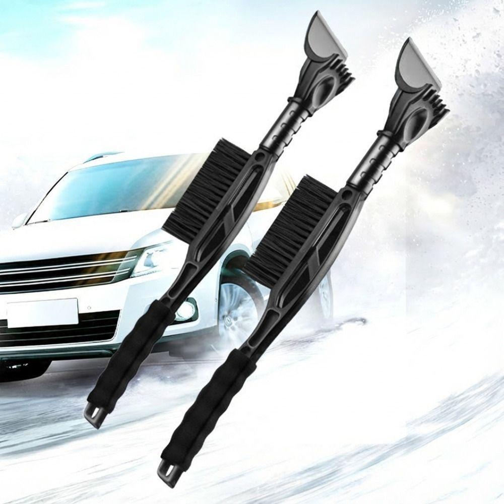 2 in 1 Car Snow Shovel Detachable Car Windows Snow Cleaner Portable Car Ice Scrape