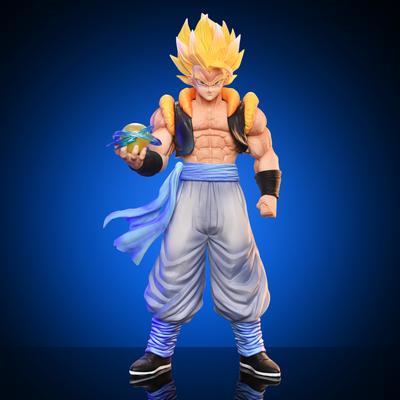 29,5cm/11,41in Anime Dragon Ball Z Figur Gogeta Anime Figuren PVC Actionfiguren Sammlermodell Spielzeug für Weihnachtsgeschenke
