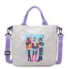 KPop Demon Hunters Shoulder Bag Kawaii Cartoon Handbag Large Capacity Crossbody Fashion Portable Canvas Storage Bags Gift Kid Friendly Entertaining