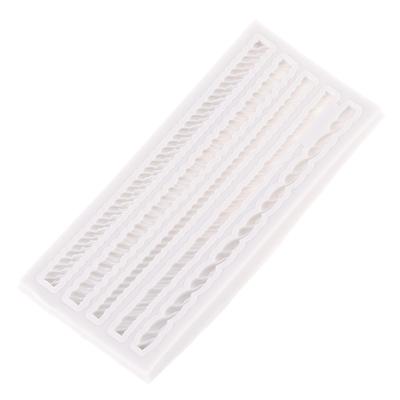 Silikonform Diy Schokoladenkuchenform Fünf Linien Seilform Backform Küche