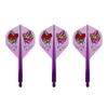 Trinidad (TRiNiDAD) CONDOR AXE Rose of the Heart Natsumi Iwata Player Model Condor Ax Rose of the Heart Darts Flight Standard M Clear Purple