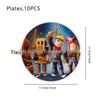 Roblox Party Supplies: Virtual World Game Decorations - Plates, Cups, Hats, Napkins, Banner