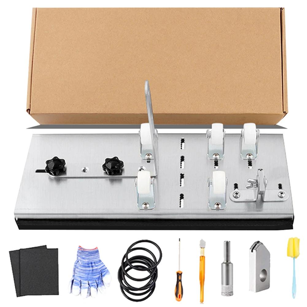 DIY Glass Bottle Cutter Tool Square Round Wine Beer Glass Sculptures Cutter Machine for Beer Glass Cutting Bottles Holder