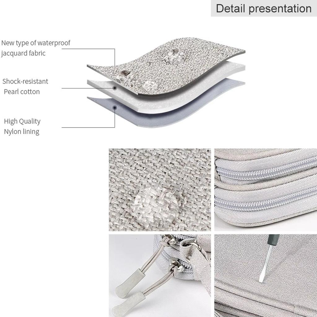 Data Cable Storage Bag Waterproof Portable Carry Case Storage Bag Travel Organizer Bag for Cable Cord USB Charger