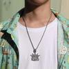 European & American Rhinestone Crown King HIPHOP Punk Pendant Accessory