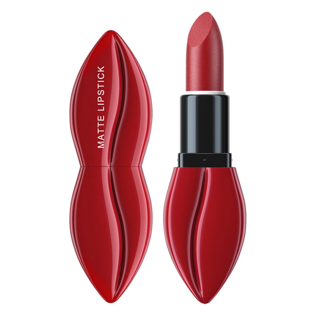 Long-Wearing Transfer-Resistant Soft Matte Lipstick – 1Pc Full-Coverage Creamy Bullet for Everyday Wear