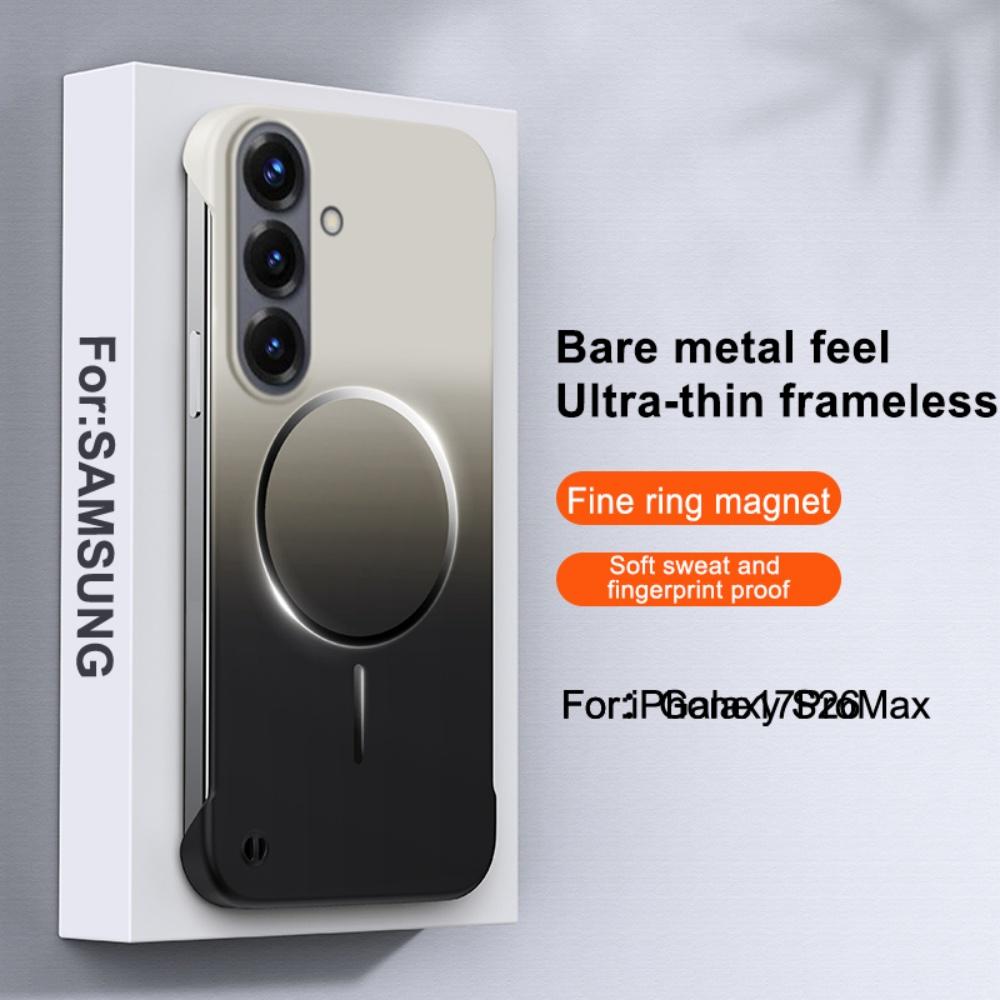 

Gradient Borderless For Magsafe Slim Hard PC Phone Case for Samsung S26 S25 S24 S23 Ultra S26 Plus S25 Edge A56 Magnetic Funda PC&Galaxy A56