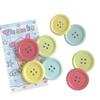 Cute Style Button Barrettes Colorful Bangs Hair Clips Cute Hair Barrettes