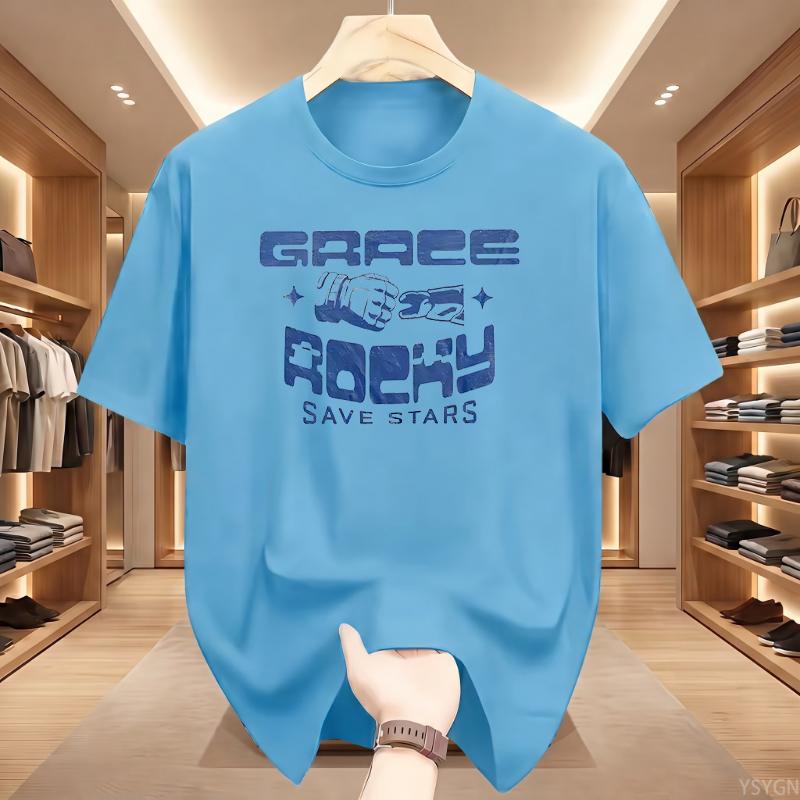 Grace Rocky Save Stars T Shirt Project Hail Mary Tshirt Rocky Alien Friendship Space Graphic Tee Book Lover Clothing