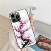 Cherry Blossom Tree Phone Case For Iphone 17 Air 16 15 Pro Max 14 Plus 16E Coque 13 Pro 12 Mini 11 Clear Cover Silicone Cute She