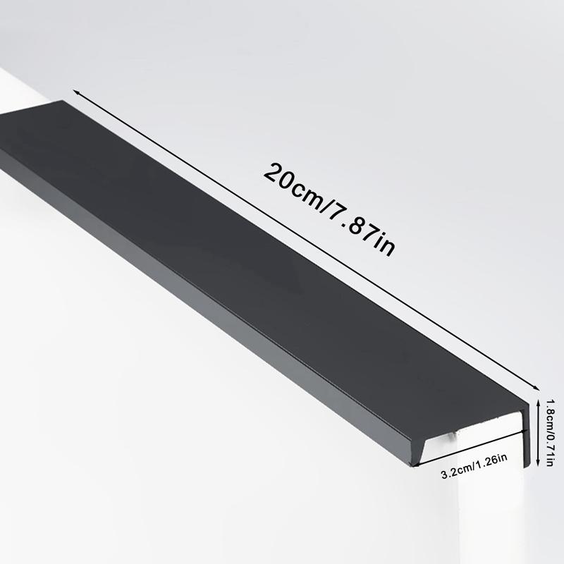 Modern Simple Wardrobe Cabinet Door Invisible Handle Side Mounted Drawer Cabinet Door Handle Minimalist Light Luxury