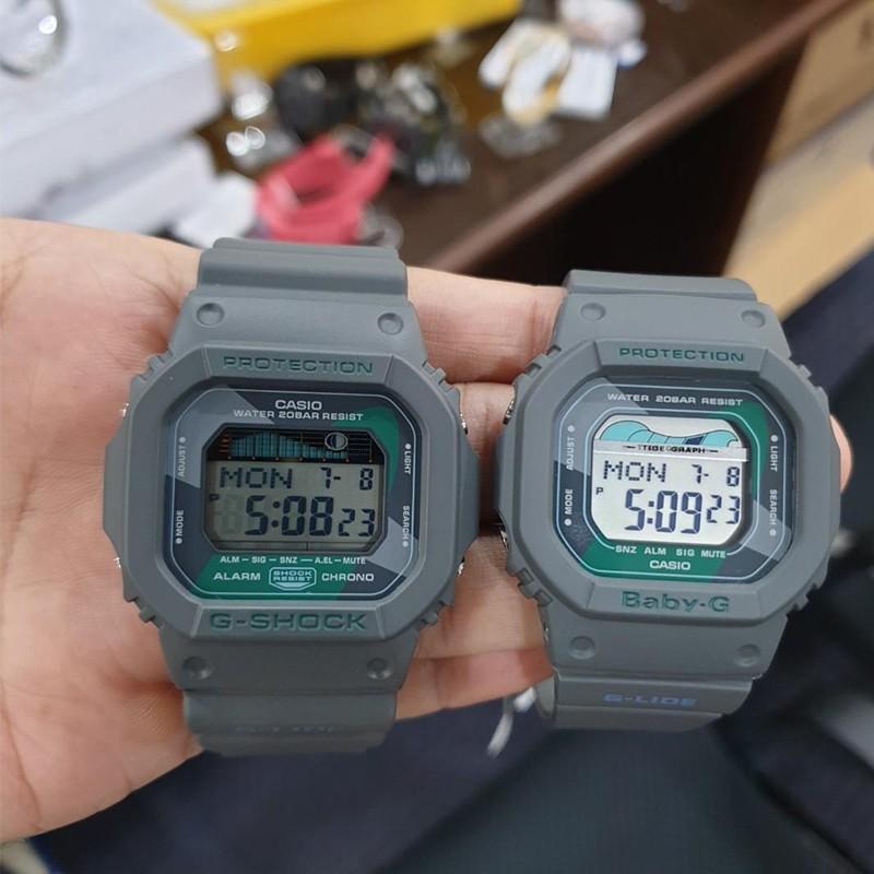 Casio watch series-square series, shockproof, waterproof, contrasting color, tide moon phase, quartz movement, Japanese GLX-5600VH-1PR&BLX-560VH-1PR