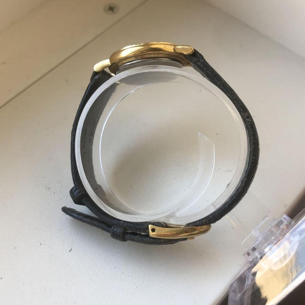 [USED] SEIKO Respoir Quartz Watch, Black/Gold