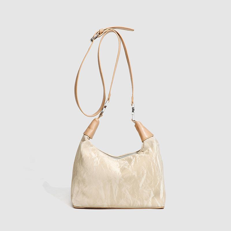 New Chinese Portable Dumpling Bag Female Commuter Hand Carry Underarm Bag Versatile Single Shoulder Messenger Bag