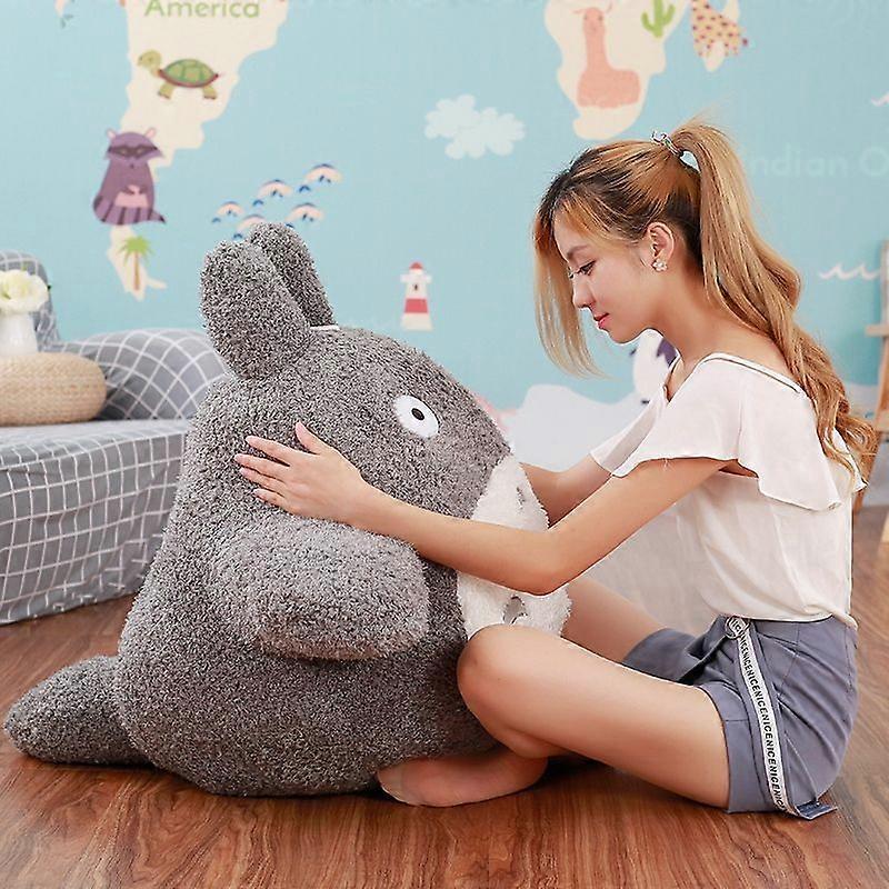 20-70cm Jouets Géants en Peluche Totoro Dessin Animé Mon Voisin Totoro Oreiller en Peluche Adorables Poupées en Peluche pour Enfants Filles Cadeaux d'Anniversaire