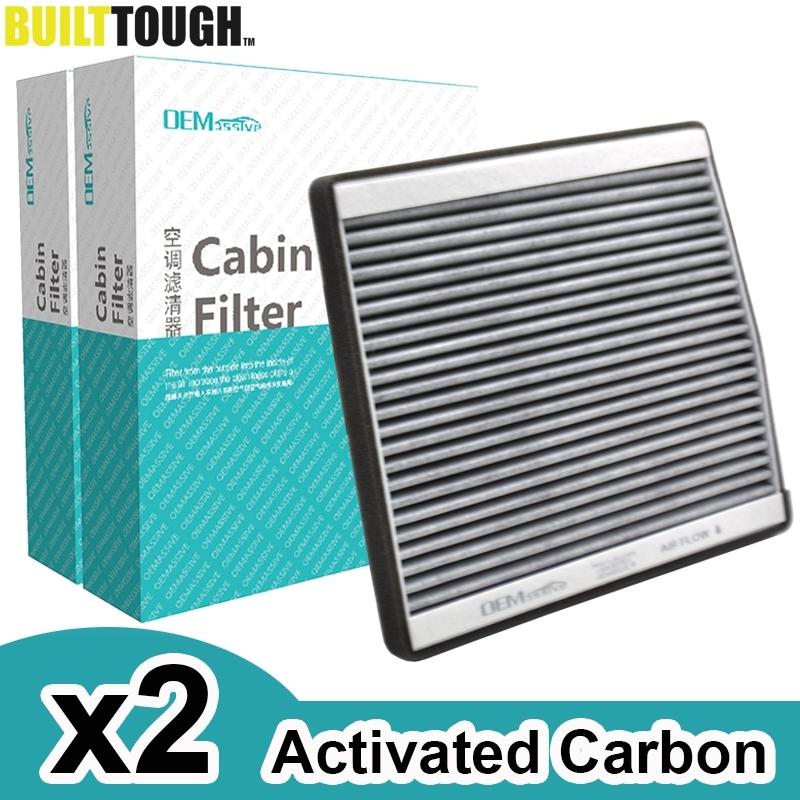 2x Car Pollen Cabin Filter Activated Carbon For Volvo C70 Convertible S60 S70 S80 V70 XC70 Cross Country XC90 30630752 9204626-7