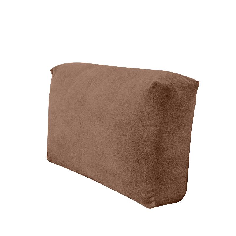 Cover For The Backrest Cushion Of The Sofa, Corner Sofa, Velvet, Brown