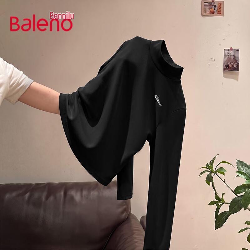 Baleno Women's Slim Fit Fleece Half-High Collar Top