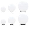 Day and Night - Day and Night LED Ball Lamp Set 6 Pcs Spherical PMMA 20/30/40 Cm