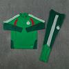 Adult National Team Soccer Training Jerseys Long Sleeve Half Zip Cotton Blend Sports Wear