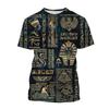 3D T-Shirt Ancient Egyptian God Eye Of Egypt Printing Short Sleeve Tops Men Harajuku Streetwear Oversize T-Shirts Size XS-6XL