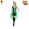 Adult Women's Halloween Witch Stage Costume, Witch Queen Party Cosplay Costume