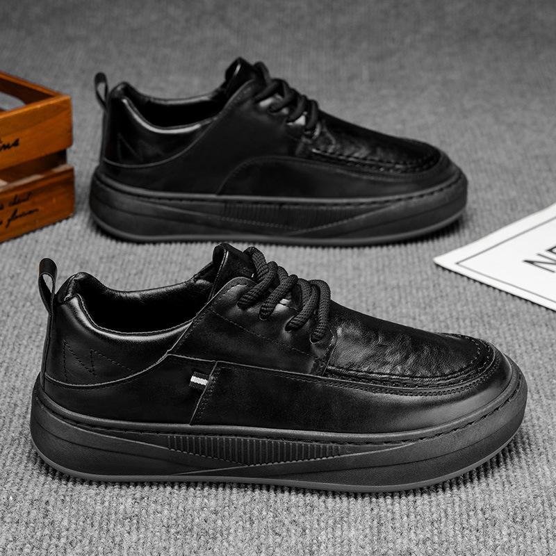 Обувь новая осенняя повседневная низкая износостойкая черная премиум обувь 39 standard sneaker size