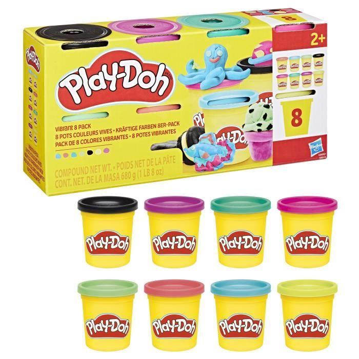 Play-Doh, 8 Pots De Pâte À Modeler, Classique Dès 3 Ans, Modèle Aléatoire