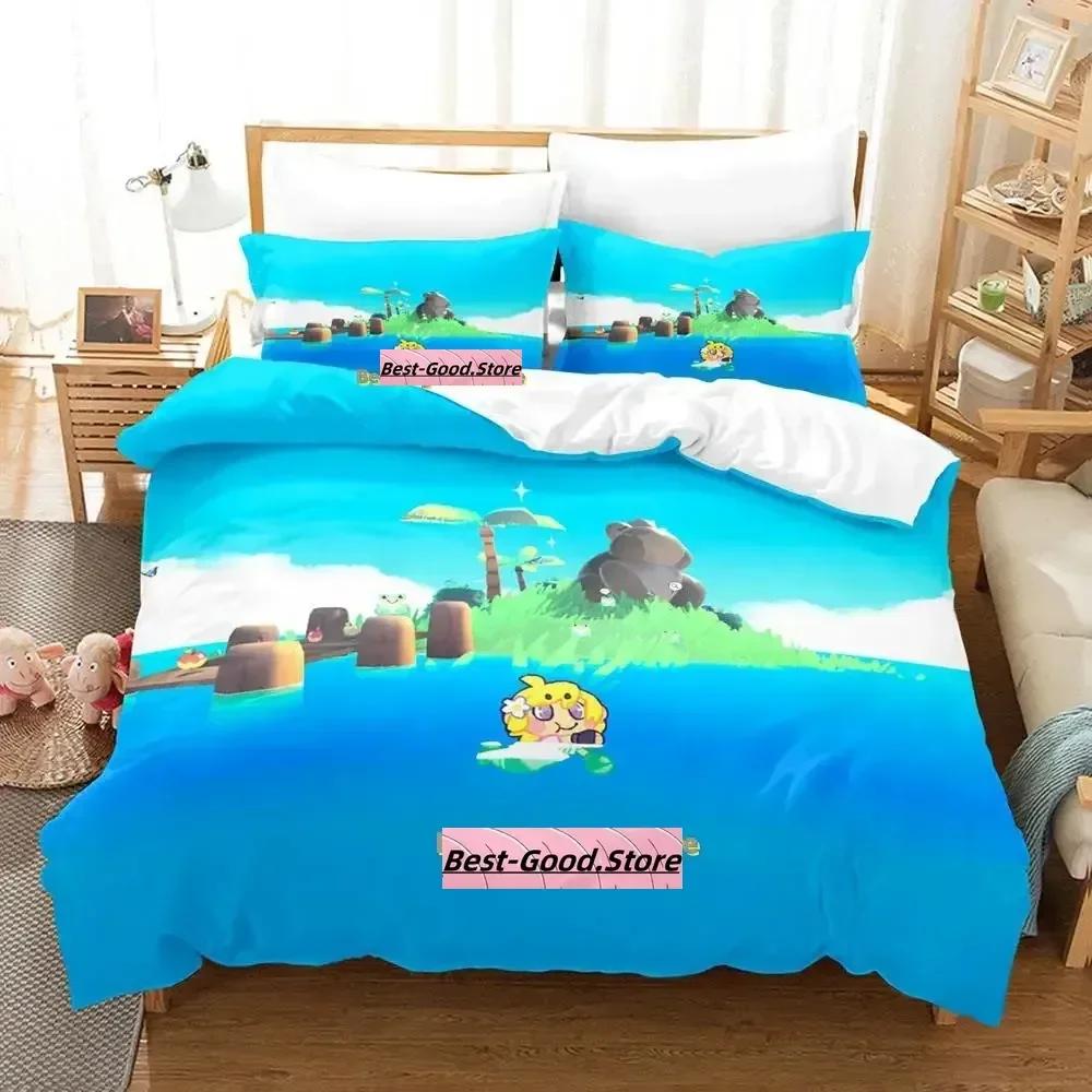 Här kommer Niko! Sängklädesset Enkelt Twin Full Queen King Size Sängset Vuxen Barn Sovrum Påslakanset Anime parure de lit Säng