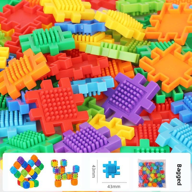Creative Thinking Building Blocks With Pp Material For Parentchild Learning Educational Toy