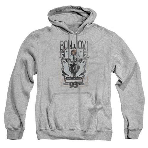 Bon Jovi Unisex Adult Keep The Faith Heather Hoodie