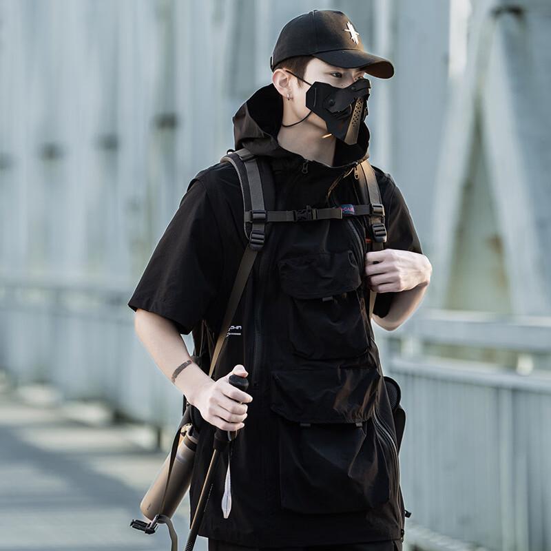 AOGZ Detachable Hooded Techwear Jacket