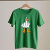 Mens Funny T-Shirt Rude Seagull Design Regular Fit Tee Women Men Print Cartoon Graphic T Shirts Breathable Workout
