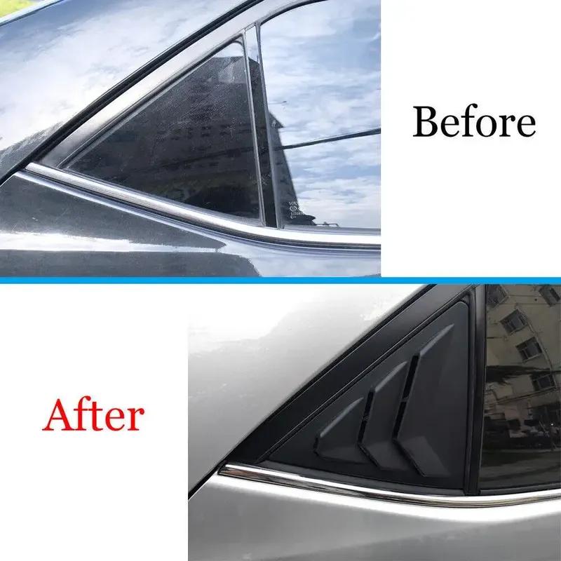 For Toyota Corolla 2014 2015 2016 2017 2018 Rear Window Louver Shutter Cover Side Vent Trim Windshield Cover Car Accessories