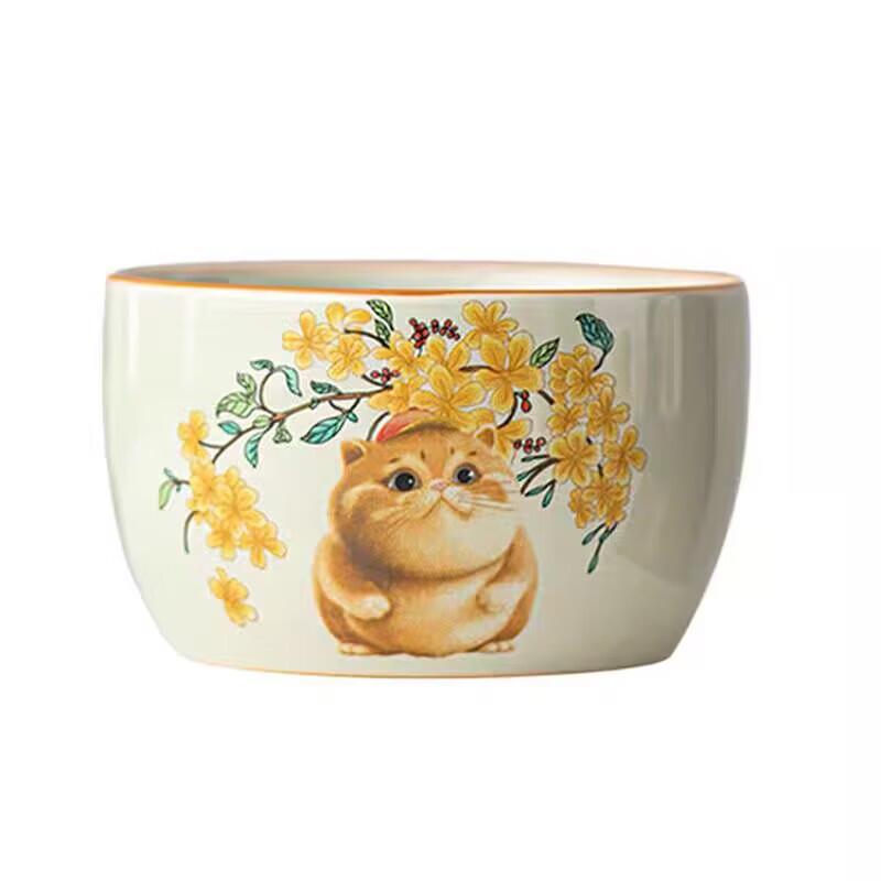 OLOEY Cute Cat Ceramic Master Teacup