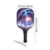 Pickleball Paddle Racket Lightweight Polypropylene Honeycomb Core Style A