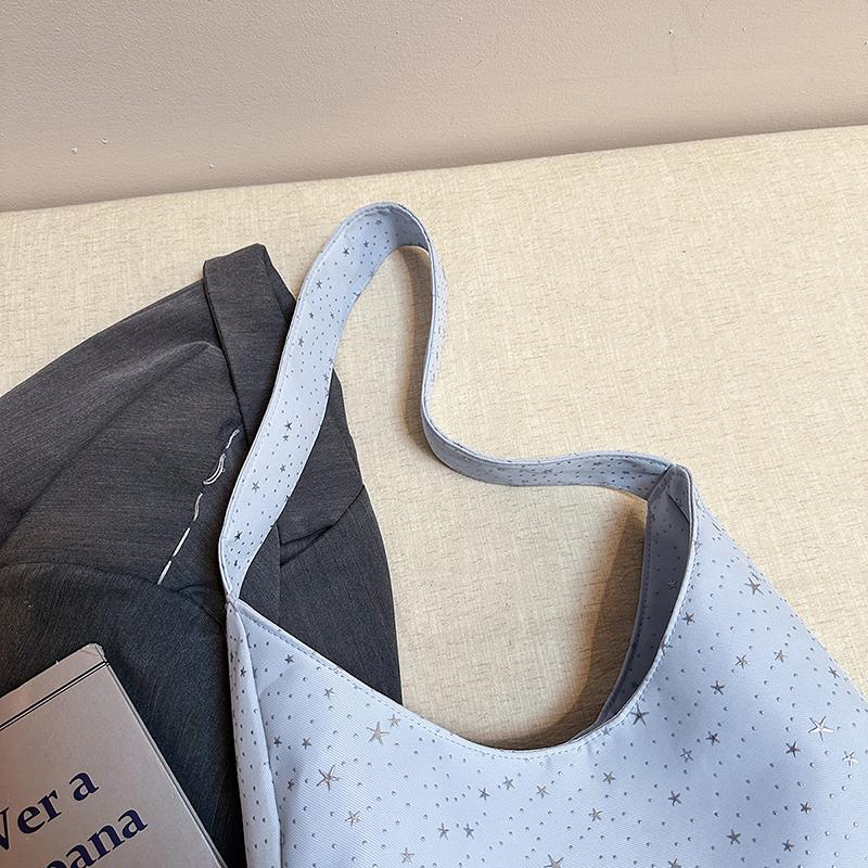 Gepunktete Schultertasche mit großem Fassungsvermögen, Damen-Arbeitstasche