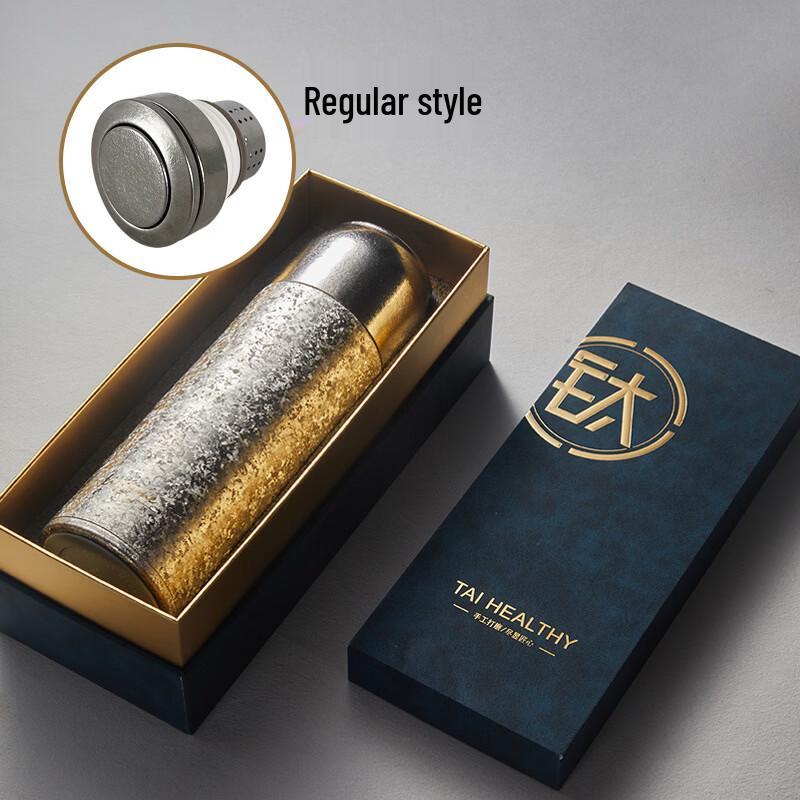 Shangqi Titanium Tea Thermos with Temperature Display 500ml
