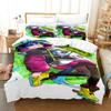 3D Anime Uma Musume Pretty Derby Twin Turbo Bedding Set,Duvet Cover Bed Set Quilt Cover,King Queen Twin Size Boys Girls Adults