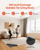 Rug Pad 3.05 x 4.27 m, Non-slip Carpet Area Pad, Rug Mat Padding with Dual Surface Felt Cushion & Rubber Gripper, Hardwood Floor Protection for All