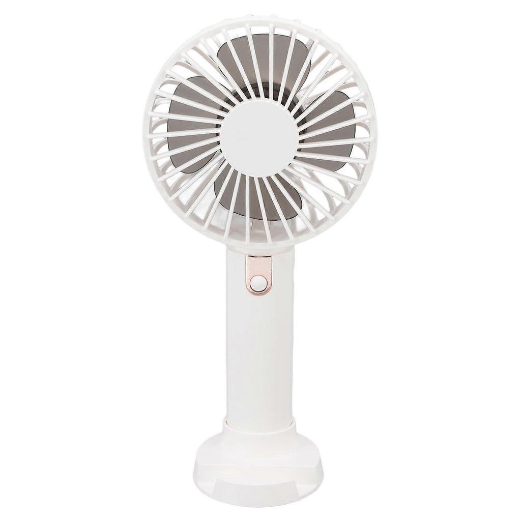 Handventilator USB-Aufladung 3 Stufen verstellbar Wiederaufladbarer Ventilator Tragbar mit Schreibtischständer für Outdoor-Reisen