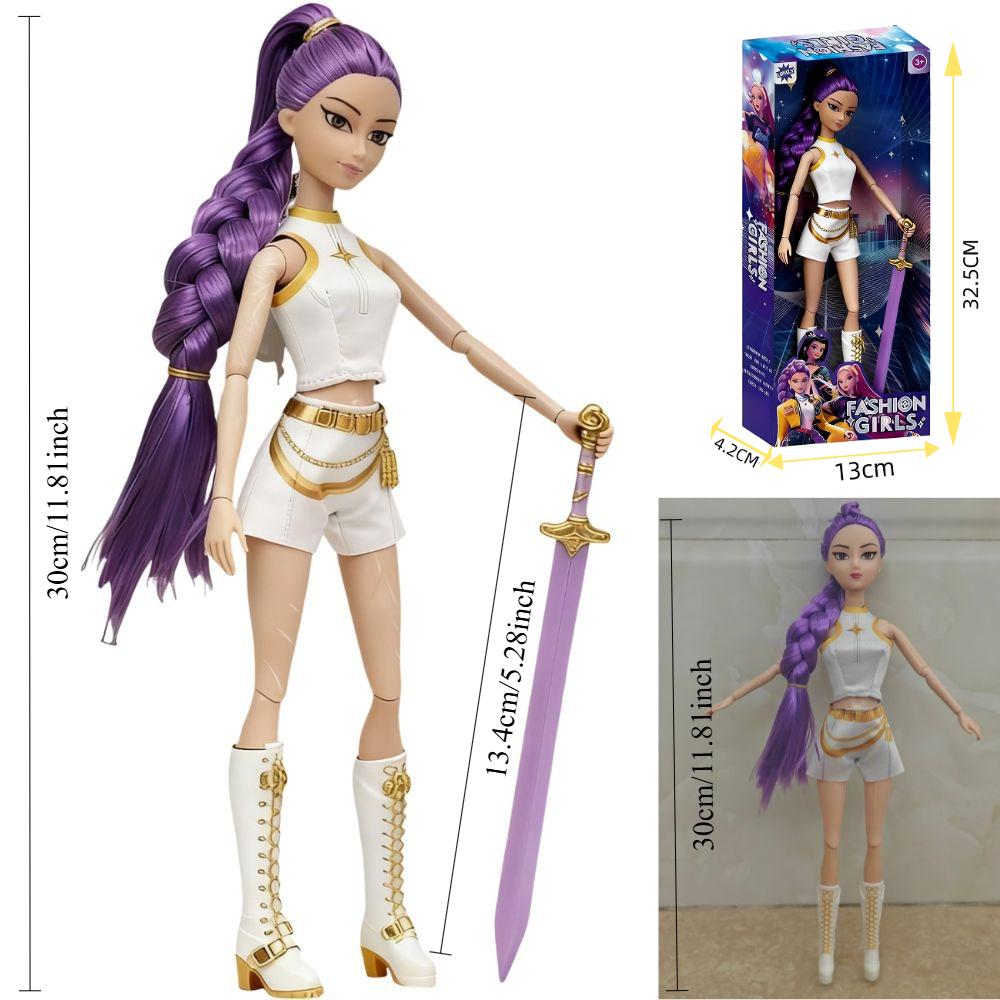 NEU Neues Puppenspielzeug Beliebter Anime Kpop Teufelsjäger Action-Puppe Rumi Mila Zoe Plastikpuppe DIY Spielzeug Mädchen Festival Geschenk